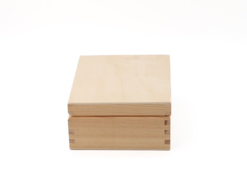 Unfinished Wooden Tea Bag Box with 4 Compartments