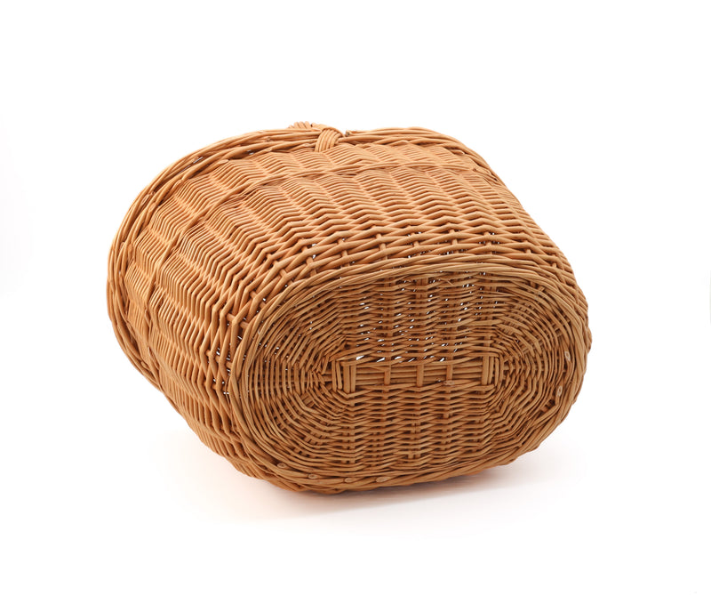 Handcrafted Wicker Basket with Lids