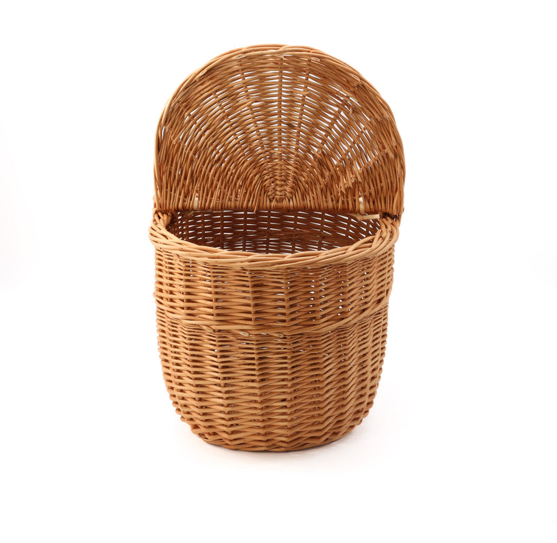 Handcrafted Wicker Basket with Lids